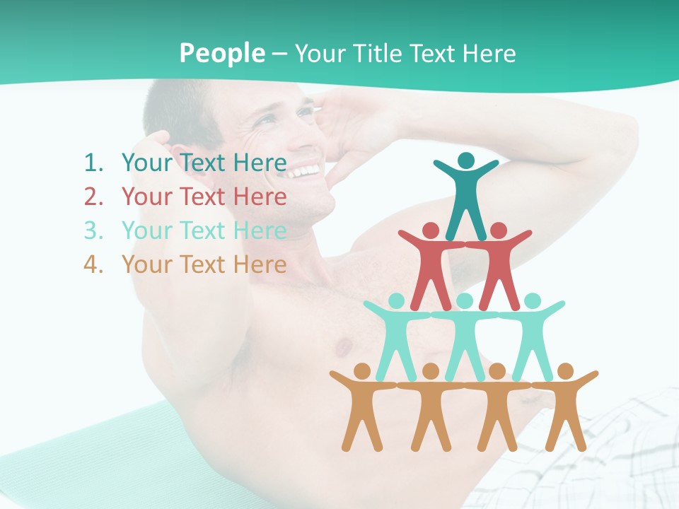 Leisure Sporty Human PowerPoint Template