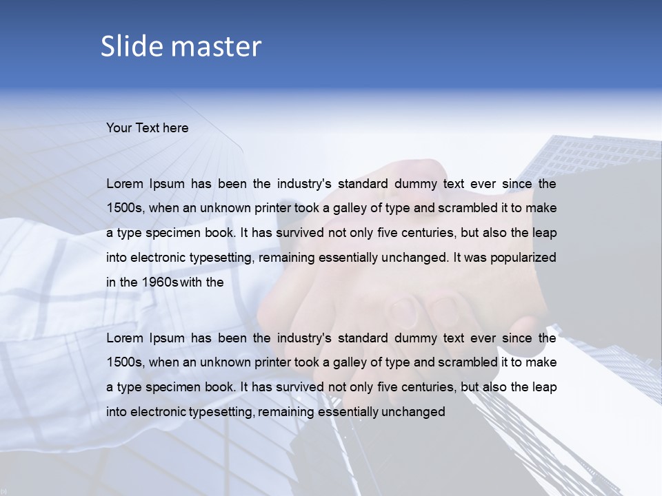 Executives Trust Communication PowerPoint Template