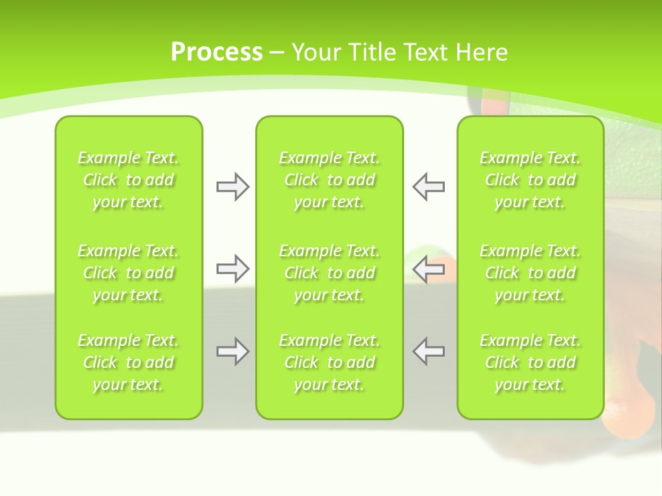 Leaf Redeyed Tree Frog Copyspace PowerPoint Template