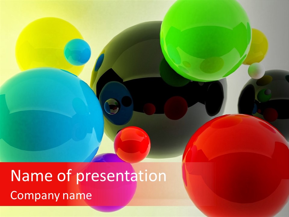 Reflection Molecule Digitally PowerPoint Template