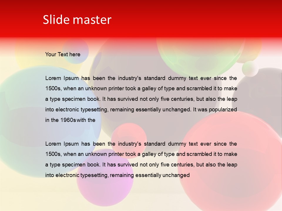 Reflection Molecule Digitally PowerPoint Template