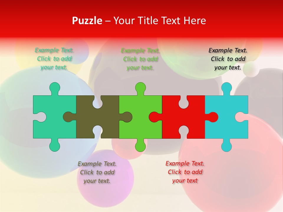 Reflection Molecule Digitally PowerPoint Template