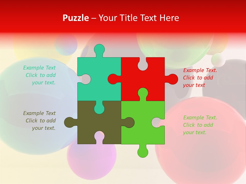 Reflection Molecule Digitally PowerPoint Template