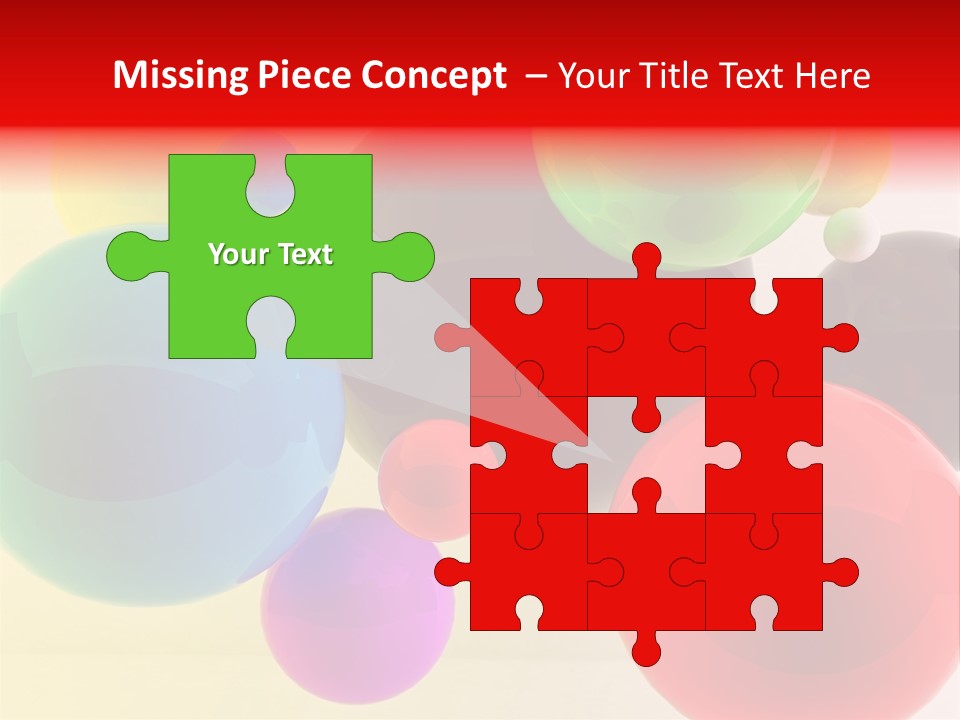 Reflection Molecule Digitally PowerPoint Template