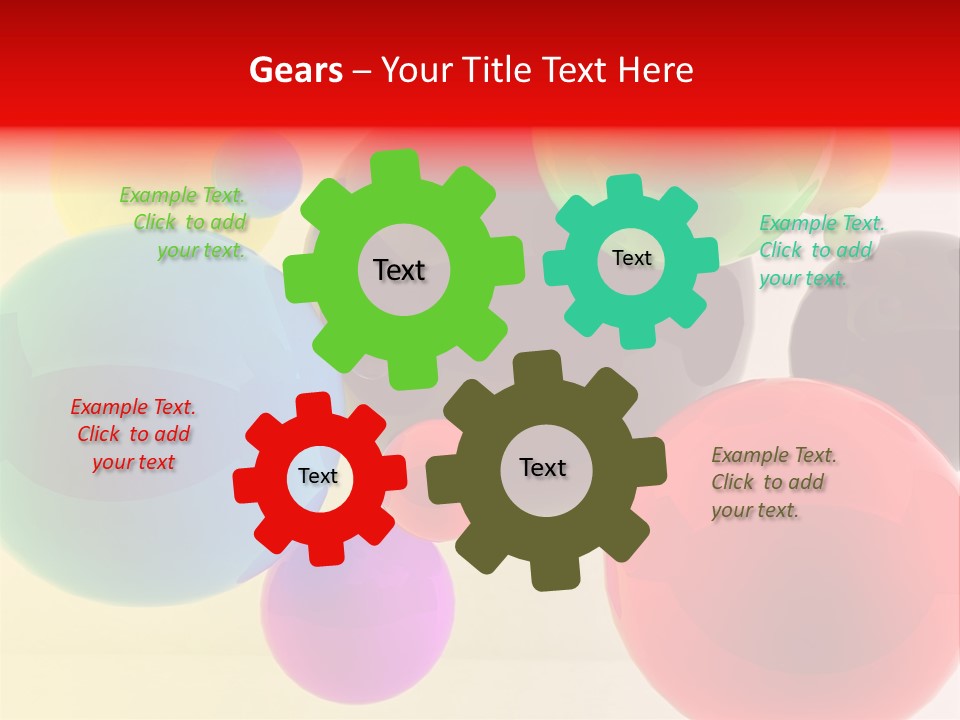 Reflection Molecule Digitally PowerPoint Template