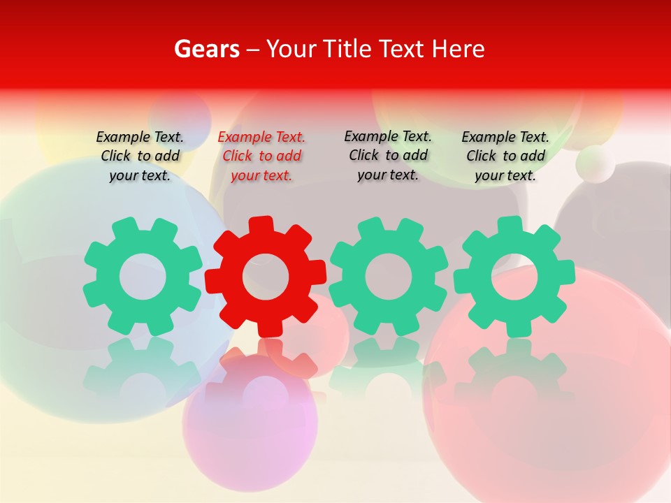 Reflection Molecule Digitally PowerPoint Template