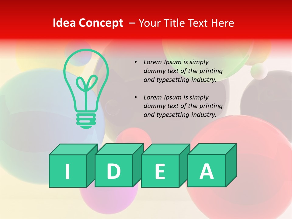 Reflection Molecule Digitally PowerPoint Template