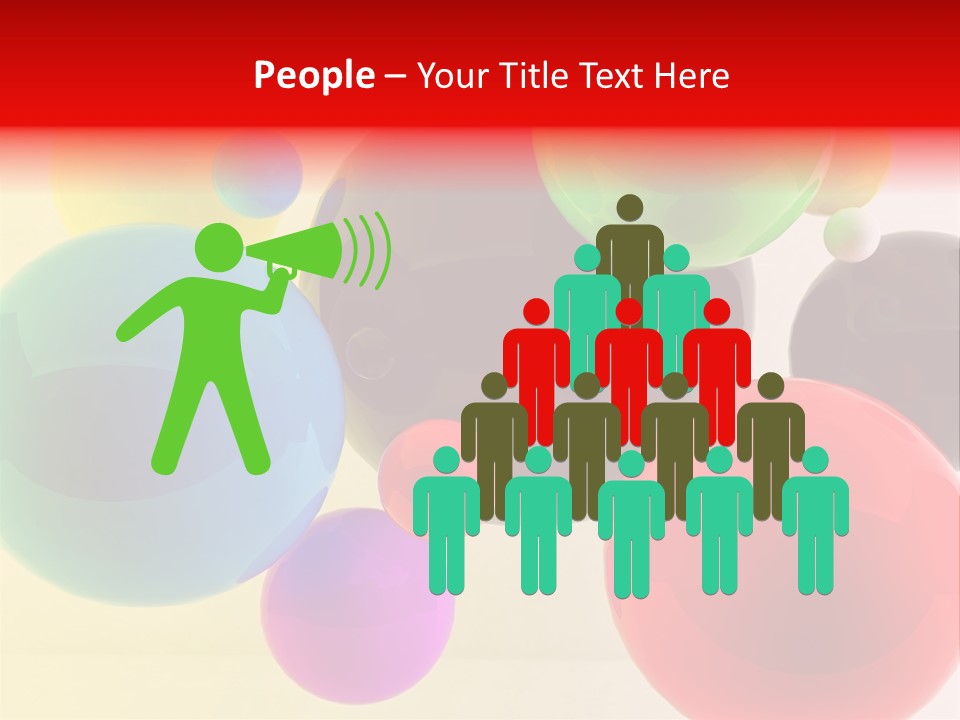 Reflection Molecule Digitally PowerPoint Template