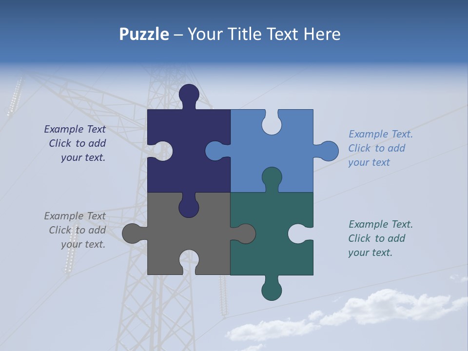 Current Danger Electricity PowerPoint Template
