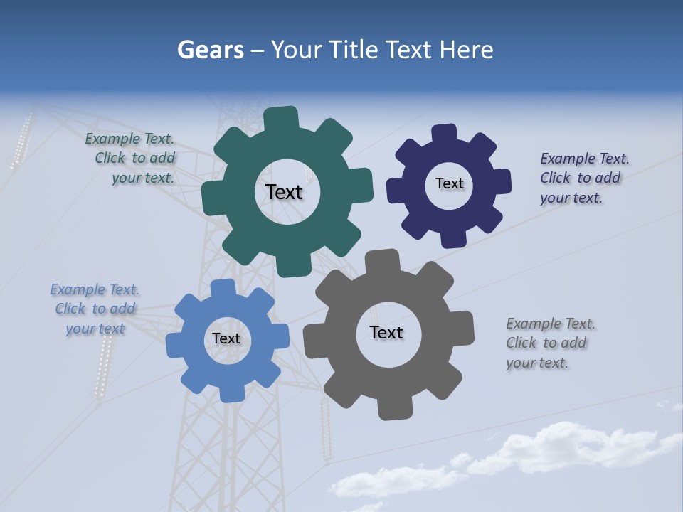 Current Danger Electricity PowerPoint Template