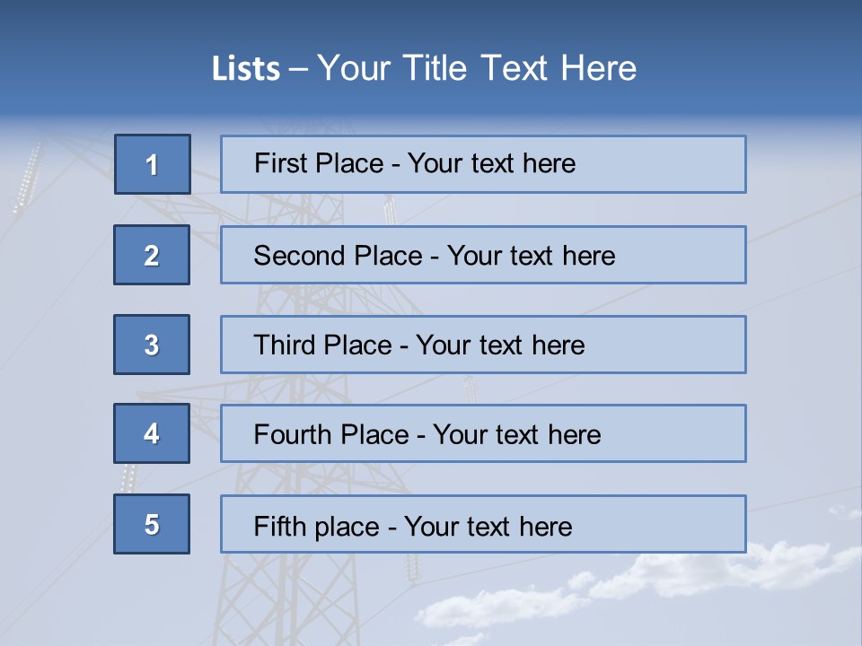 Current Danger Electricity PowerPoint Template