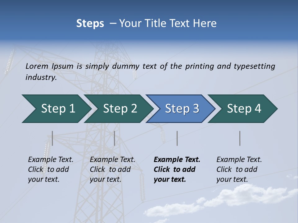 Current Danger Electricity PowerPoint Template