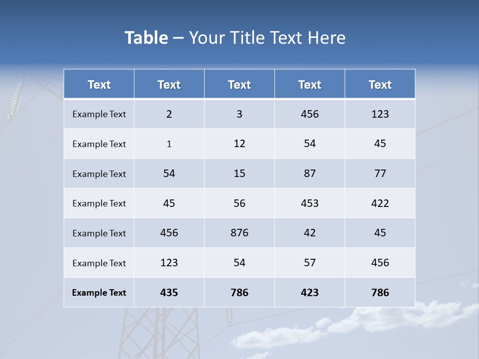 Current Danger Electricity PowerPoint Template
