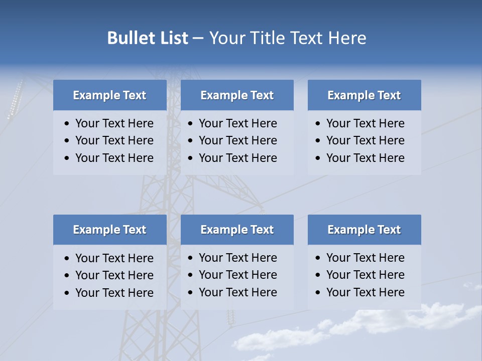 Current Danger Electricity PowerPoint Template