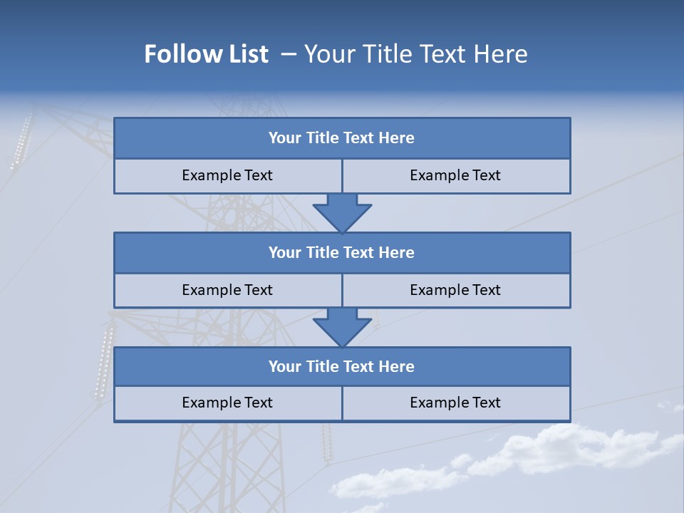 Current Danger Electricity PowerPoint Template
