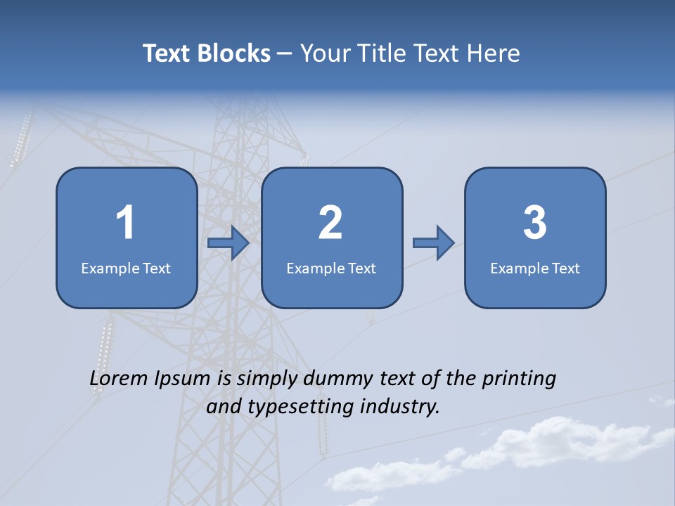 Current Danger Electricity PowerPoint Template