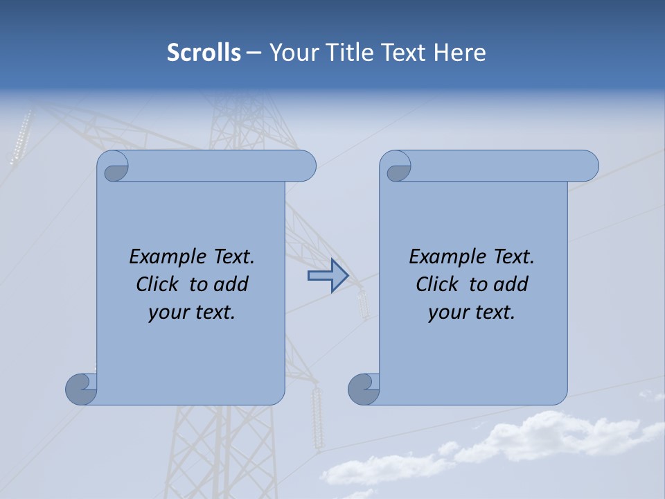 Current Danger Electricity PowerPoint Template