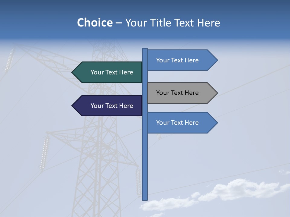 Current Danger Electricity PowerPoint Template