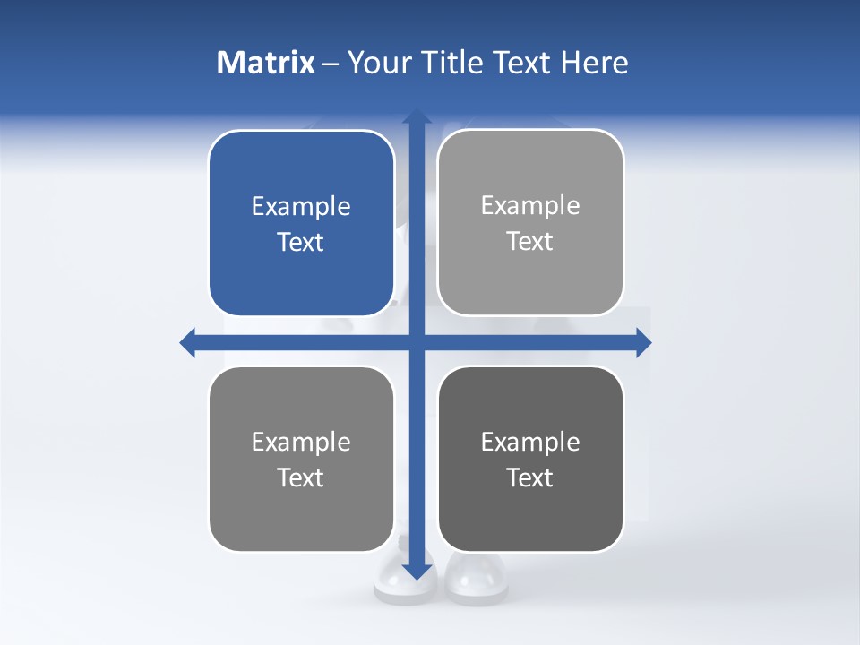 Glossy Shiny Robot PowerPoint Template