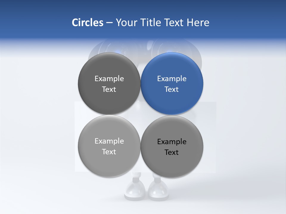 Glossy Shiny Robot PowerPoint Template