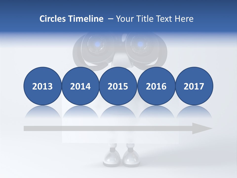 Glossy Shiny Robot PowerPoint Template