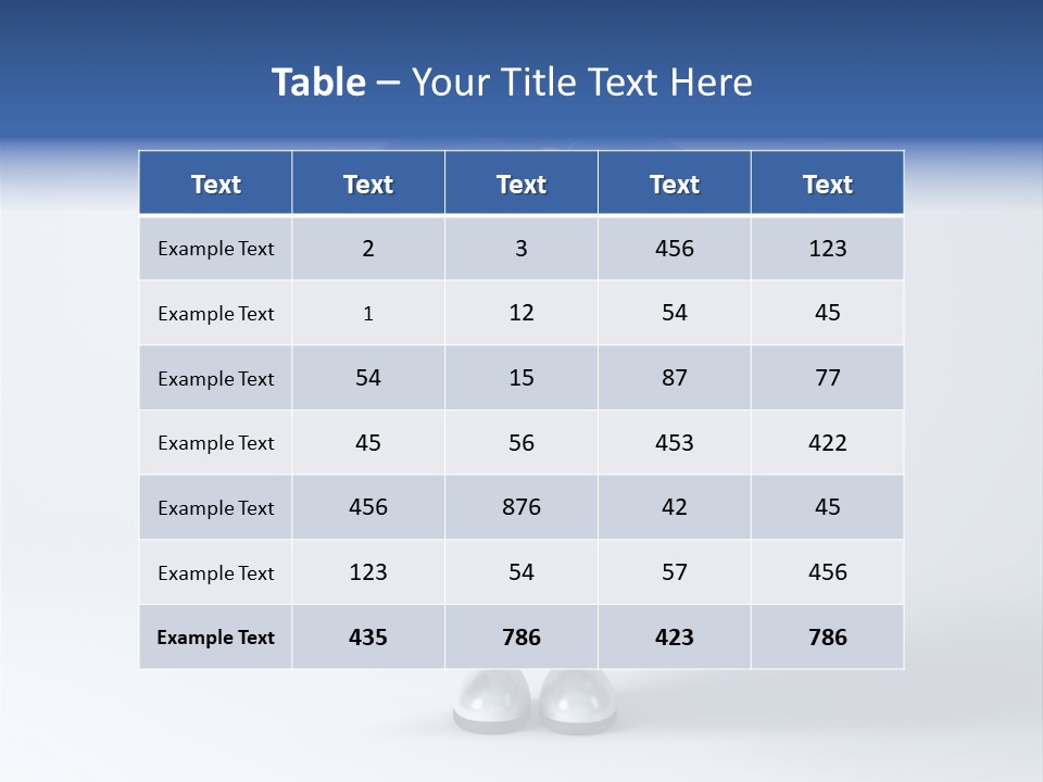 Glossy Shiny Robot PowerPoint Template