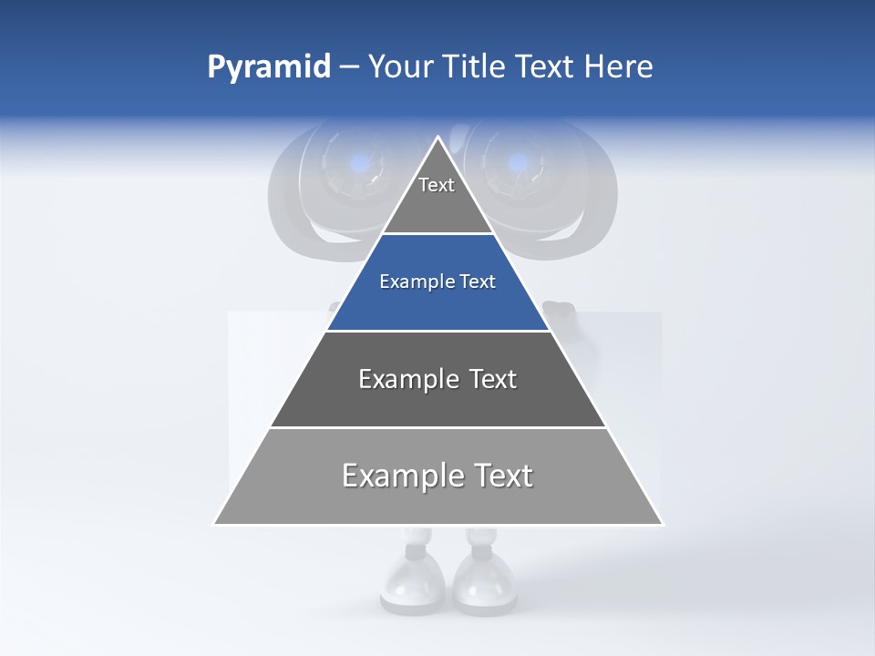 Glossy Shiny Robot PowerPoint Template
