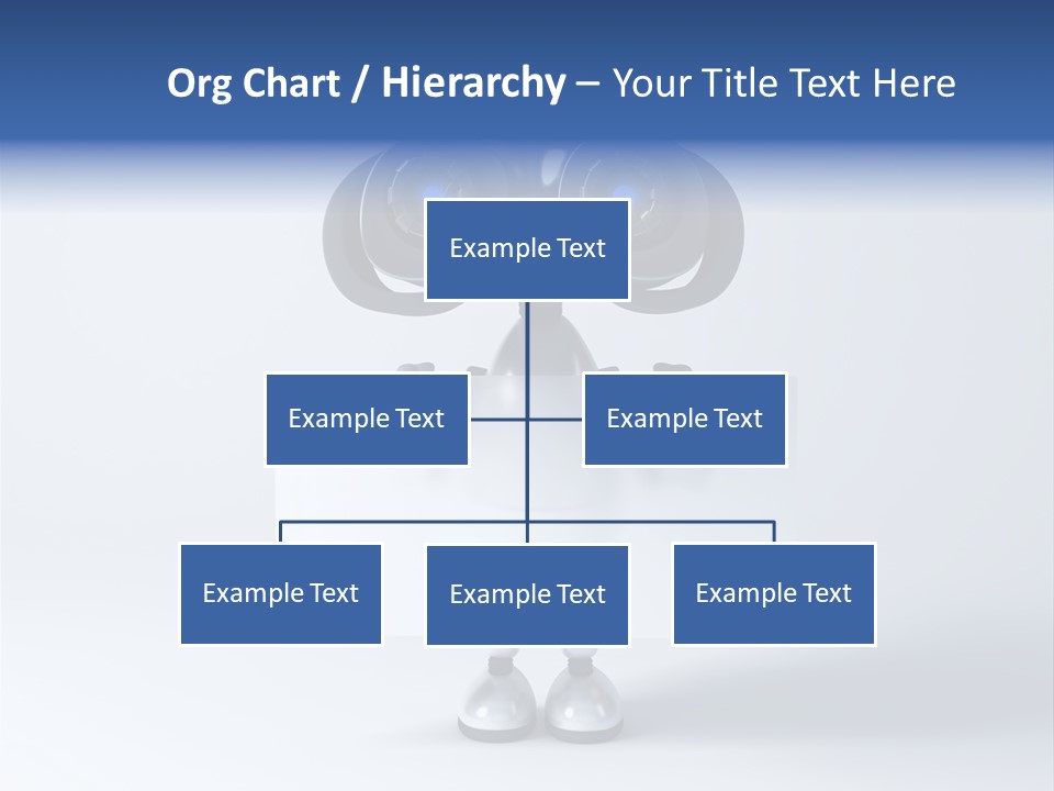 Glossy Shiny Robot PowerPoint Template