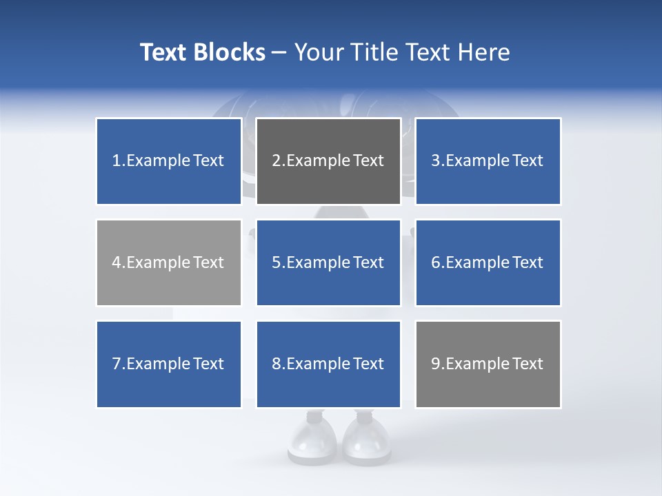 Glossy Shiny Robot PowerPoint Template