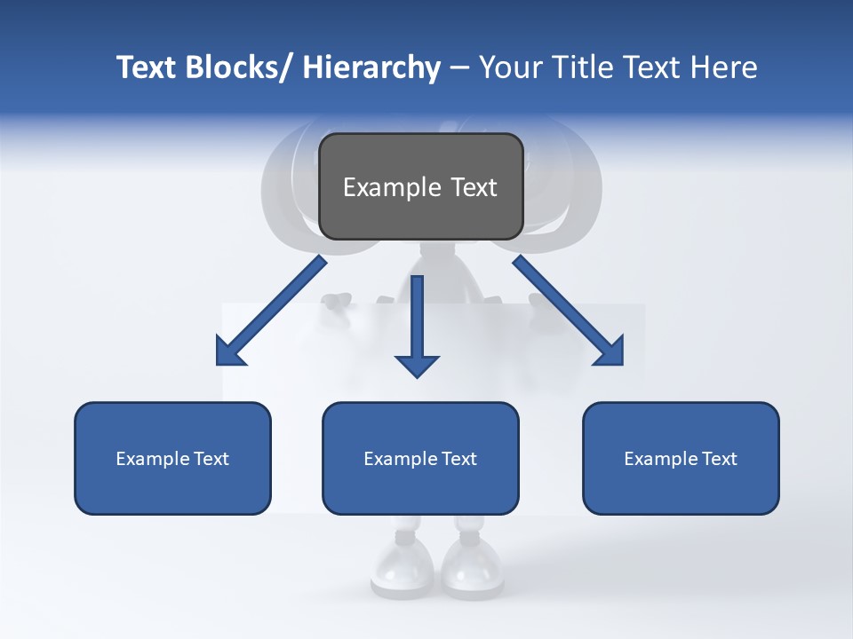 Glossy Shiny Robot PowerPoint Template