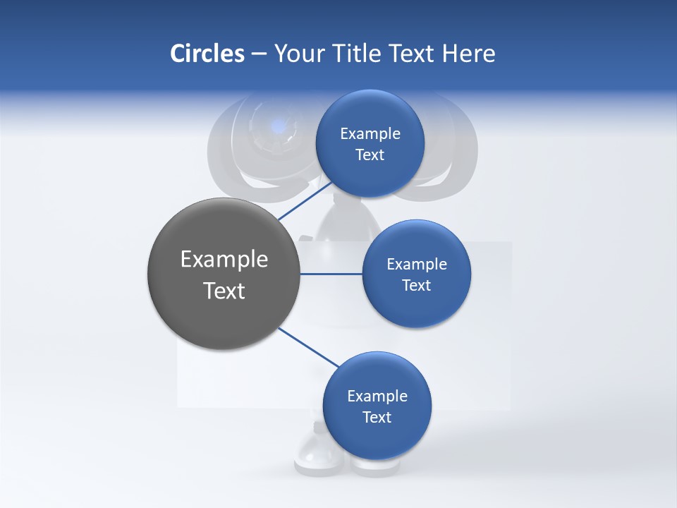 Glossy Shiny Robot PowerPoint Template