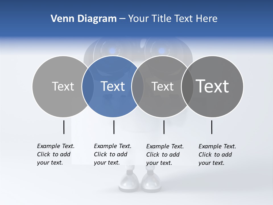 Glossy Shiny Robot PowerPoint Template