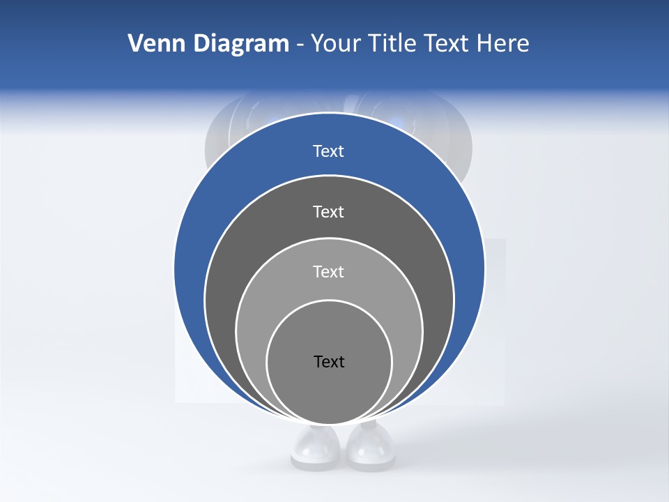 Glossy Shiny Robot PowerPoint Template