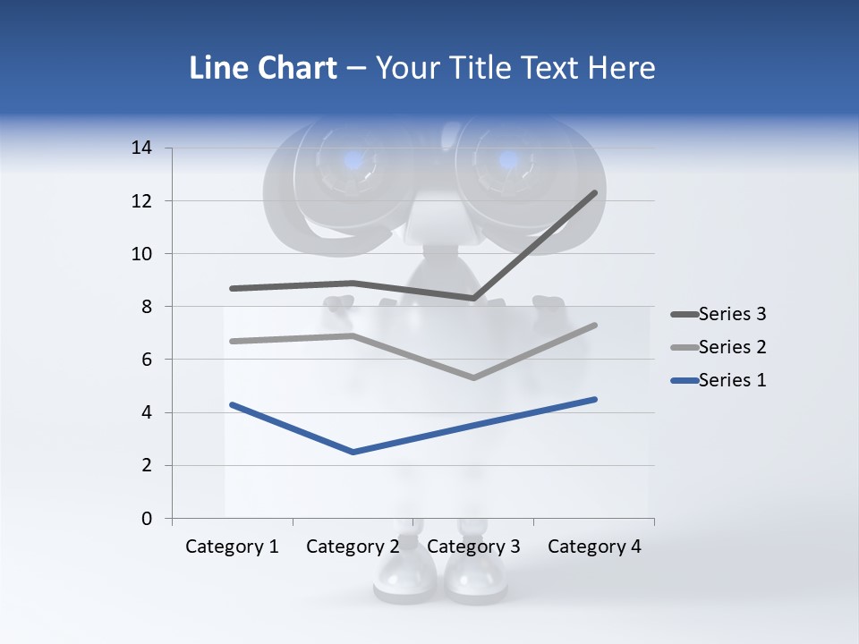 Glossy Shiny Robot PowerPoint Template
