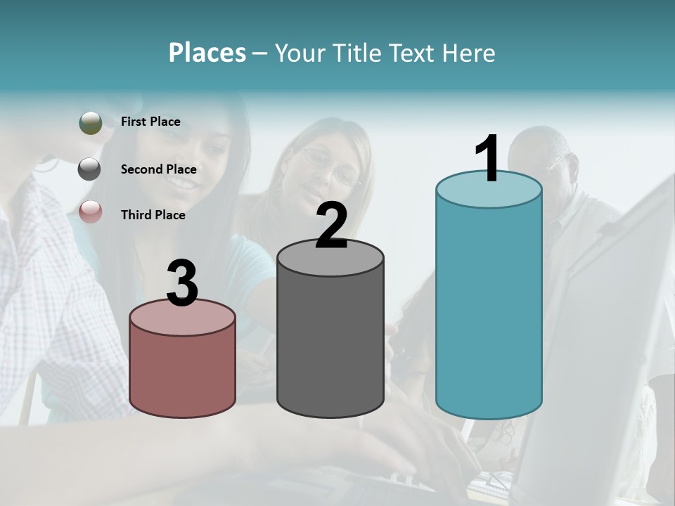 Guidance Long Hair Candid PowerPoint Template