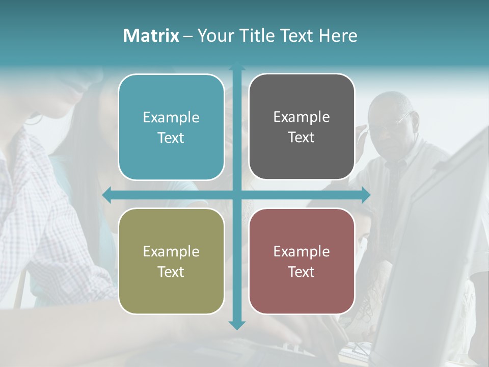 Guidance Long Hair Candid PowerPoint Template