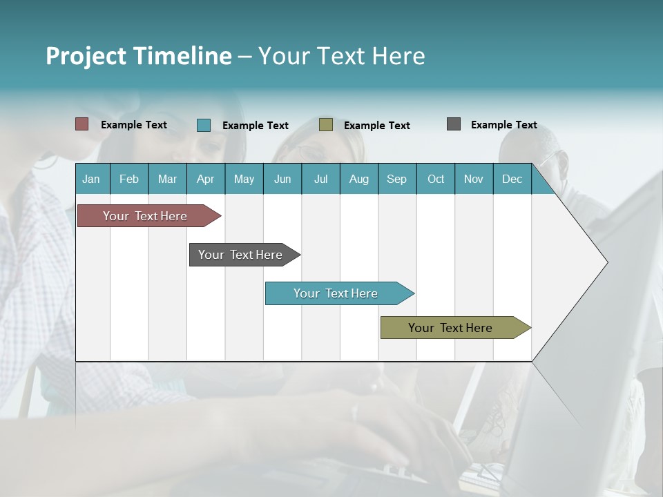 Guidance Long Hair Candid PowerPoint Template