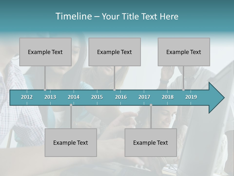 Guidance Long Hair Candid PowerPoint Template