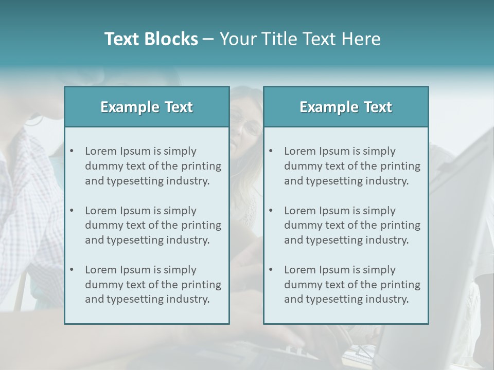 Guidance Long Hair Candid PowerPoint Template