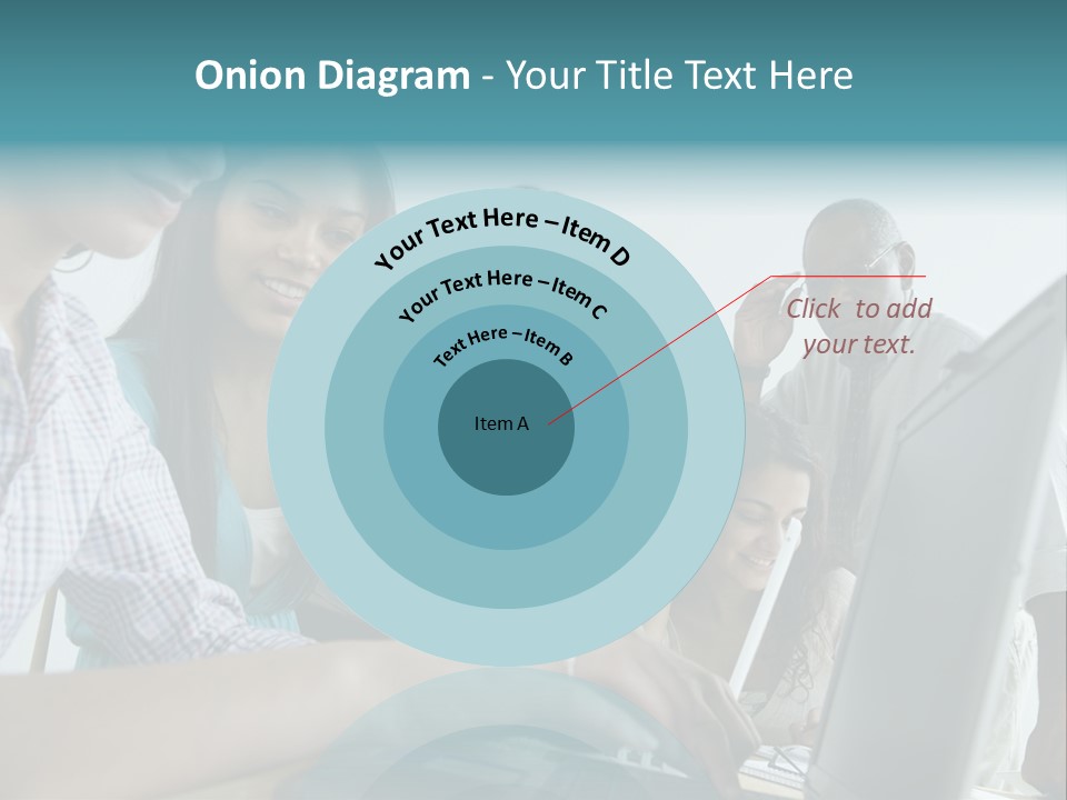 Guidance Long Hair Candid PowerPoint Template