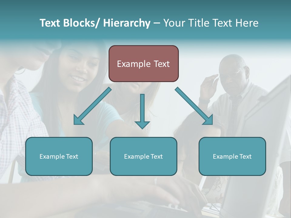 Guidance Long Hair Candid PowerPoint Template