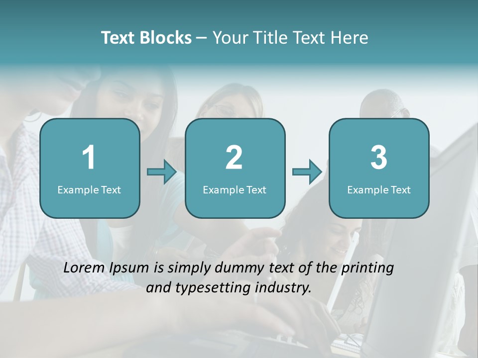 Guidance Long Hair Candid PowerPoint Template