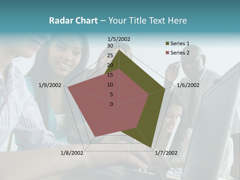 Guidance Long Hair Candid PowerPoint Template