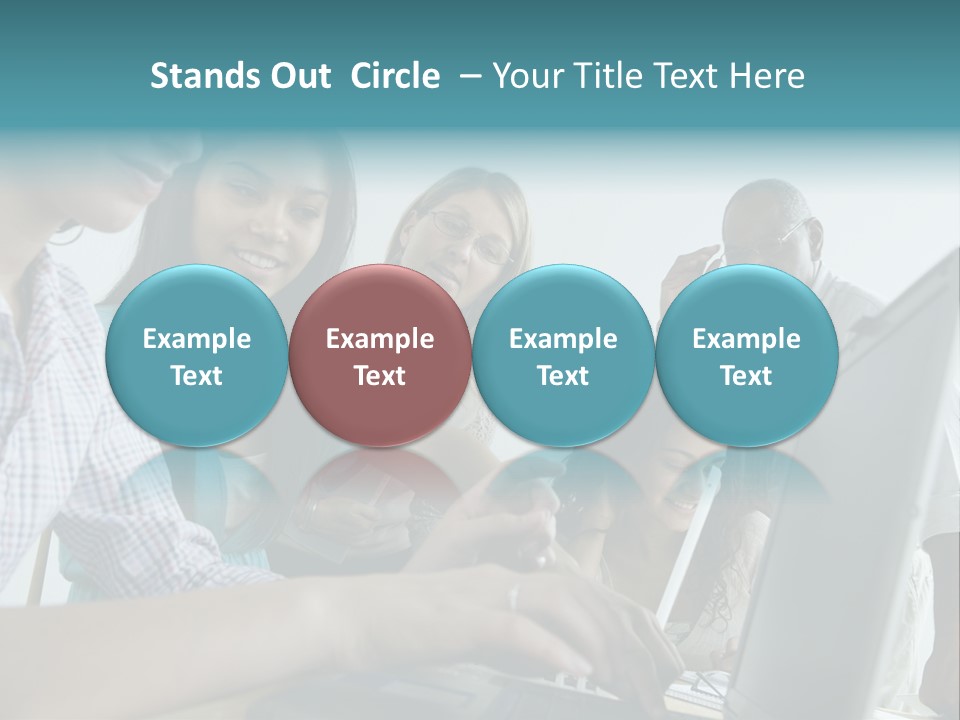 Guidance Long Hair Candid PowerPoint Template