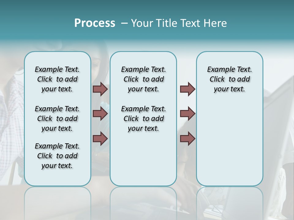 Guidance Long Hair Candid PowerPoint Template