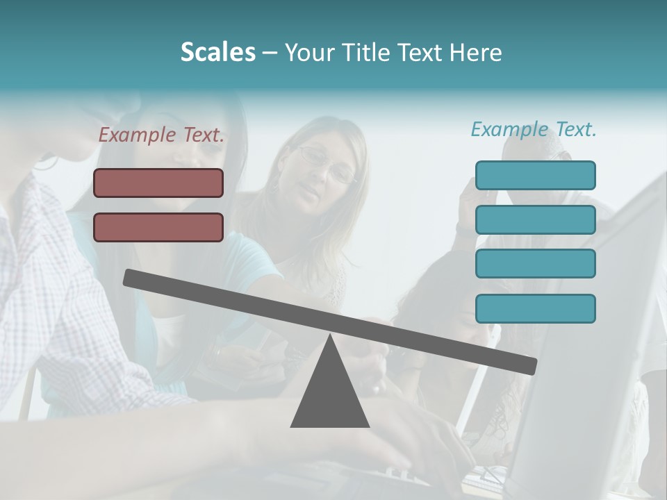 Guidance Long Hair Candid PowerPoint Template