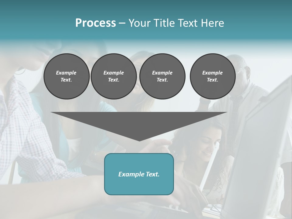 Guidance Long Hair Candid PowerPoint Template