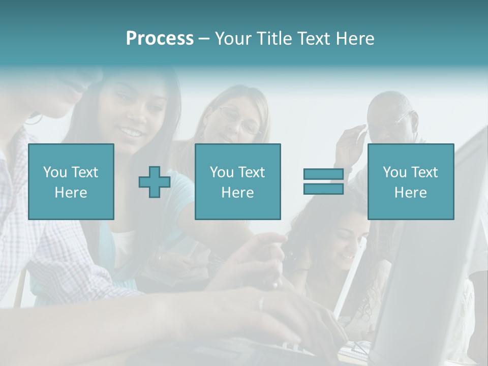 Guidance Long Hair Candid PowerPoint Template