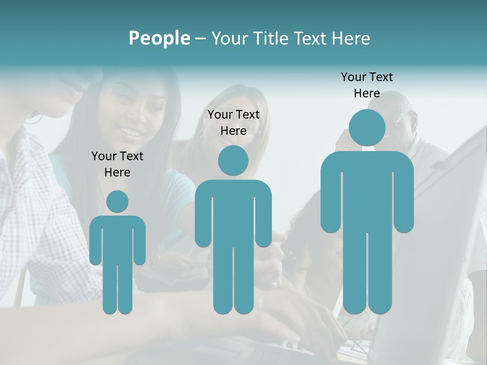 Guidance Long Hair Candid PowerPoint Template