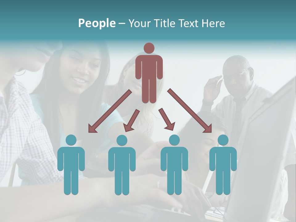 Guidance Long Hair Candid PowerPoint Template